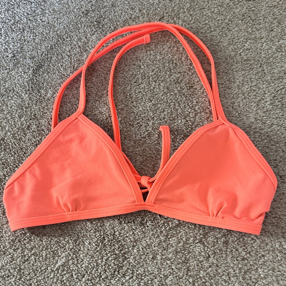 Jolyn Clothing Orange Bikini Triangle Top